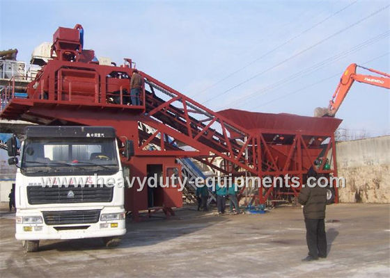 Chiny Hongda HZS/HLS120 Concrete Construction Equipment 125kw Concrete Mixing Plants dostawca