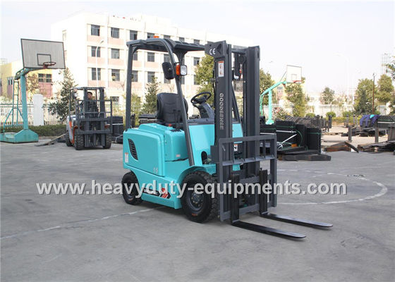 Chiny Blue SINOMTP Battery Powered 1.5 Ton Forklift 500mm Load Centre With Full View Mast dostawca