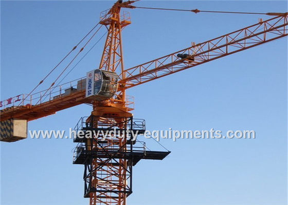 Chiny Heavy Duty Construction Tower Crane 34M Free Height 5 Tons Max Load dostawca