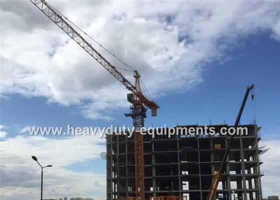 Chiny Tower crane with free height 40m and max load 6 T with warranty for construction dostawca