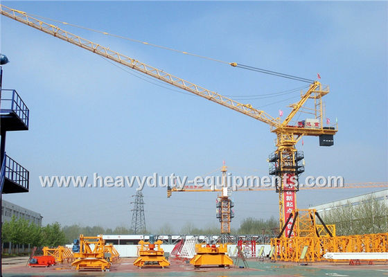 Chiny Tower crane with free height 53m and max load of 16T equipped all necessary safety devices dostawca