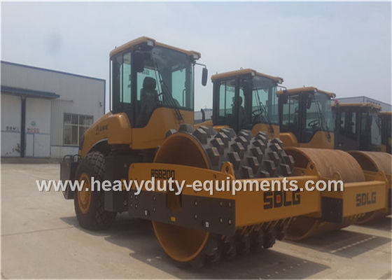 Chiny 20Tons Steel Single Drum Road Roller Road Construction Equipment With Padfoot Movable dostawca