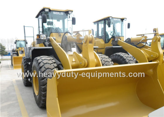 Chiny Heavy Duty Axle 5 Ton Wheel Loader DDE Engine With Snow Blade / Air Conditioner dostawca