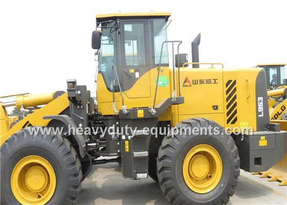 Chiny SDLG LG953 wheel loader with anti adhesive bucket 2.8m3 or coal dozer for optional dostawca