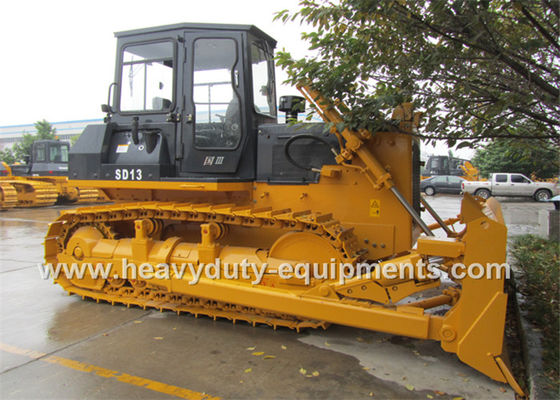 Chiny Shantui bulldozer SD13S equipped with single control lever and the hexahedron cabin dostawca