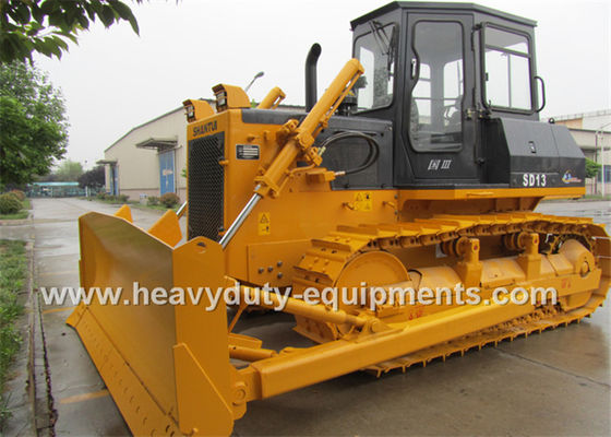 Chiny Shantui bulldozer SD13YE equipped with 6 way blade and dozing capacity 3,07 m3 dostawca