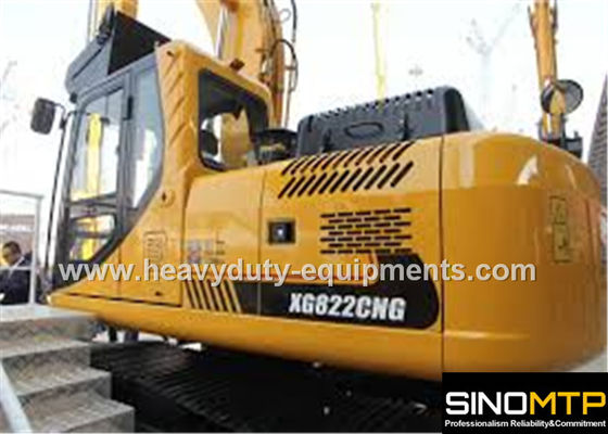 Chiny 35° 1.6 cbm Hydraulic Crawler Excavator Heavy Equipment XGMA XG822CNG dostawca