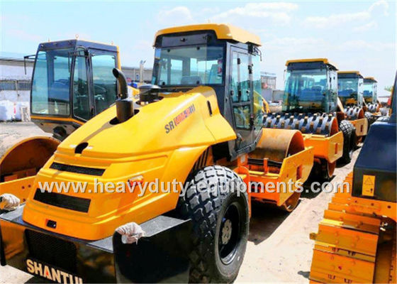 Chiny Shantui Mechanical Single Drum Vibratory Road Roller 14T operating weight , 2130mm drum width dostawca