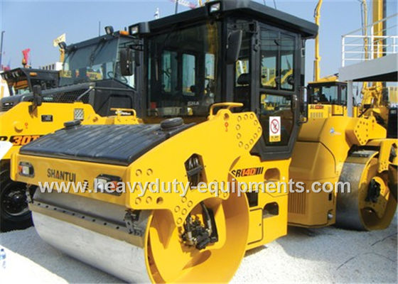 Chiny SR14D-3 of Shantui Double drum road roller with Cummins engine, 14t operating weight dostawca