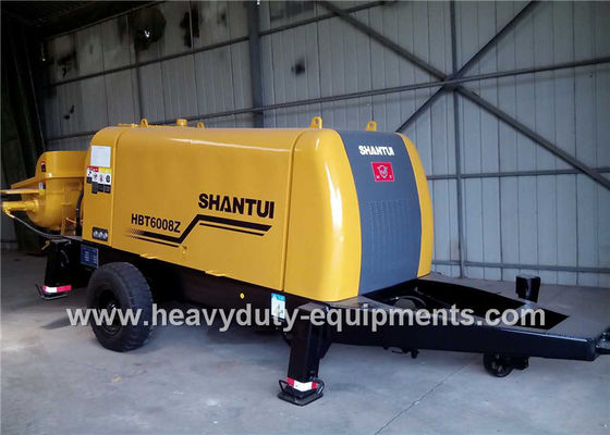 Chiny SHANTUI HBT6008Z trailer pump adopted to achieve good concrete suction performance dostawca
