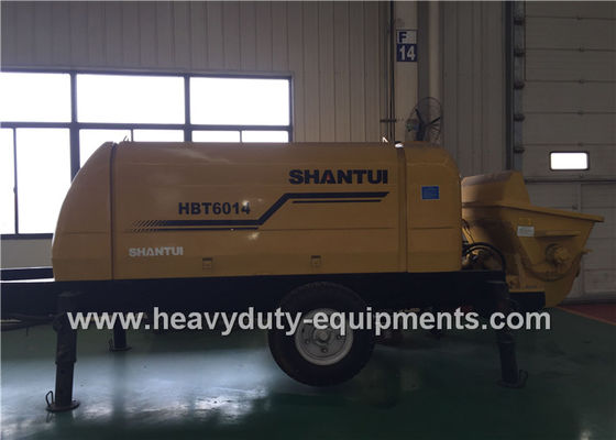 Chiny SHANTUI HBT60 concrete pump trailer adopts the inclined gate valve, featuring good adaptability to concrete dostawca
