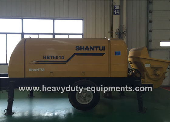Chiny SHANTUI HBT6016 trailer pump adopted to achieve good concrete suction performance dostawca
