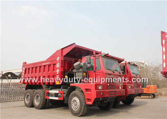 Chiny Offroad Mining Dump Trucks / Howo 70 tons Mine Dump Truck with Mining Tyres dostawca