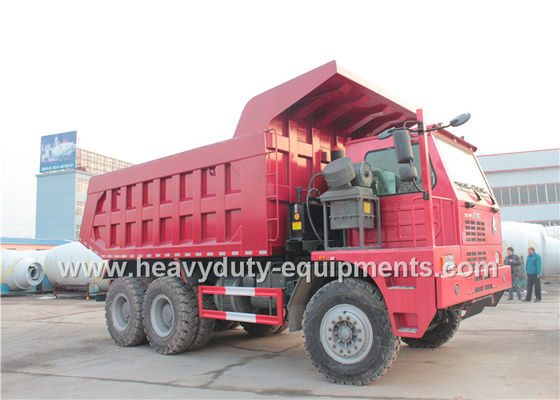 Chiny Sinotruk howo heavy duty loading mining dump truck for big rocks in wet mining road dostawca