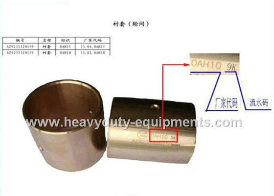 Chiny sinotruk spare part wheel Bushing part number AZ9231320159 for howo trucks dostawca