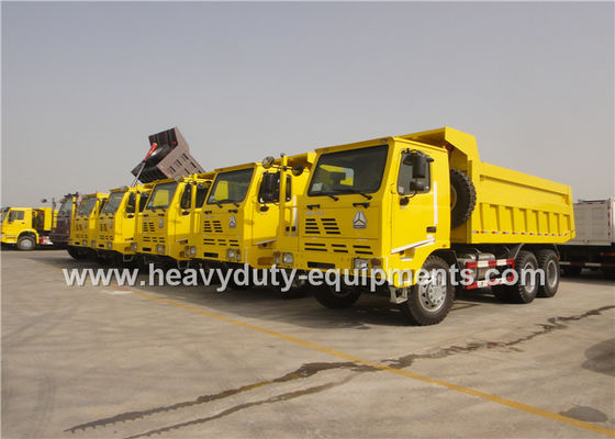 Chiny 371HP SINOTRUCK HOWO 70 tons mining dump truck , parabolic leaf spring Tipper Dump Truck dostawca