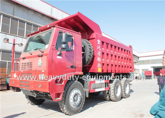 Chiny Sinotruk HOWO mining dump truck / tipper special truck 371hp  with front lifting cylinder dostawca