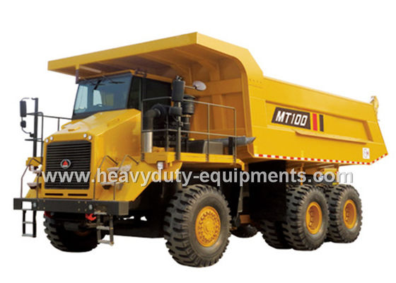 Chiny 95 tons Off road Mining Dump Truck Tipper  405kW engine power drive 6x4 with 50m3 body cargo Volume dostawca
