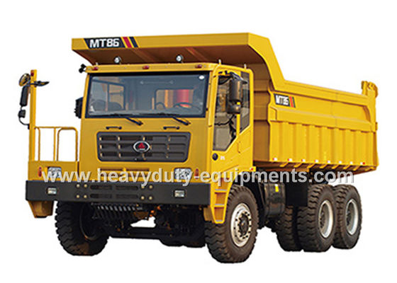 Chiny Rated load 55 tons Off road Mining Dump Truck Tipper  drive 6x4 with 35 m3 body cargo Volume dostawca