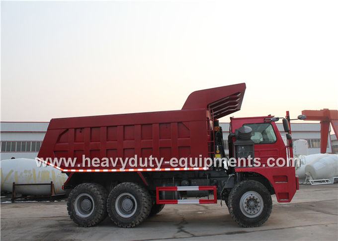 70 ton 6x4 mining dump truck with 10 wheels 6x4 driving model HOWO brand